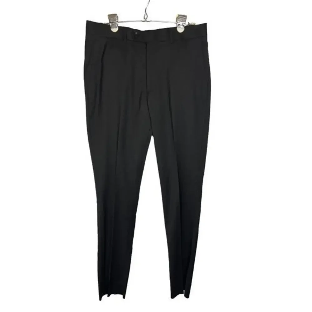 NWOT Lineage Signature Collection Size 40L 34W Black Dress Mens Pant Style#30100